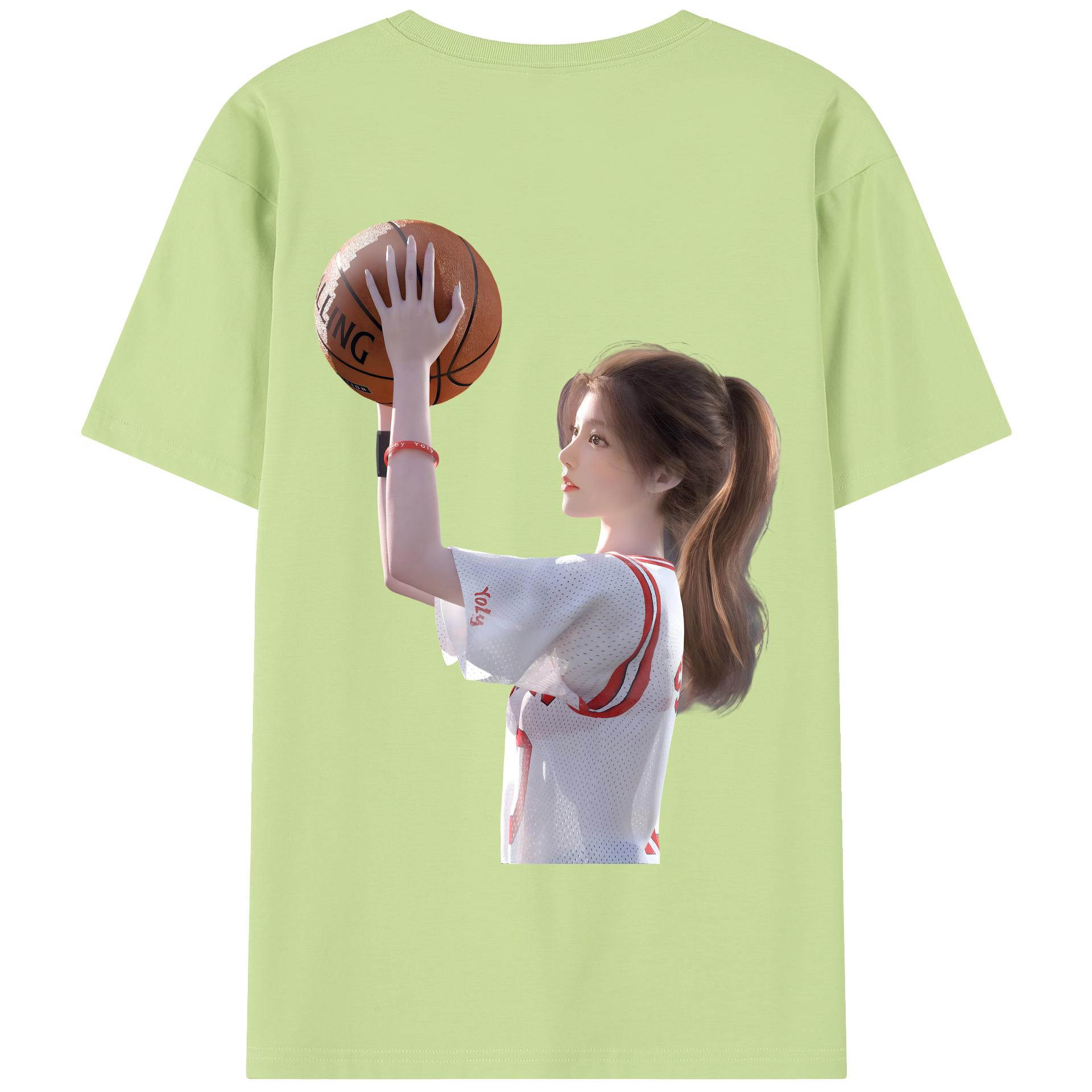 SLAM DUNK／スラムダンク 綿100％半袖Tシャツ（背面プリント）